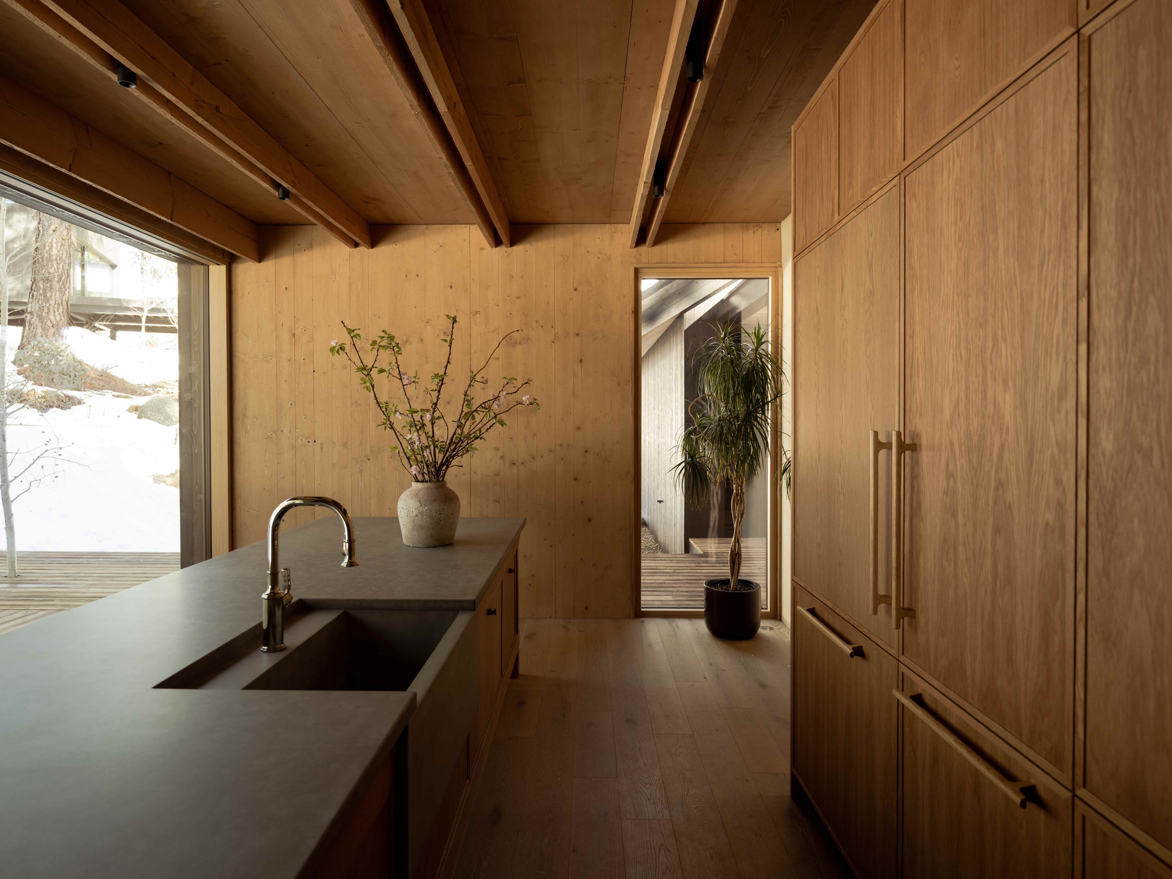 The Overlook kitchen, The Overlook in McCall, Idaho — photograph 2 of 3