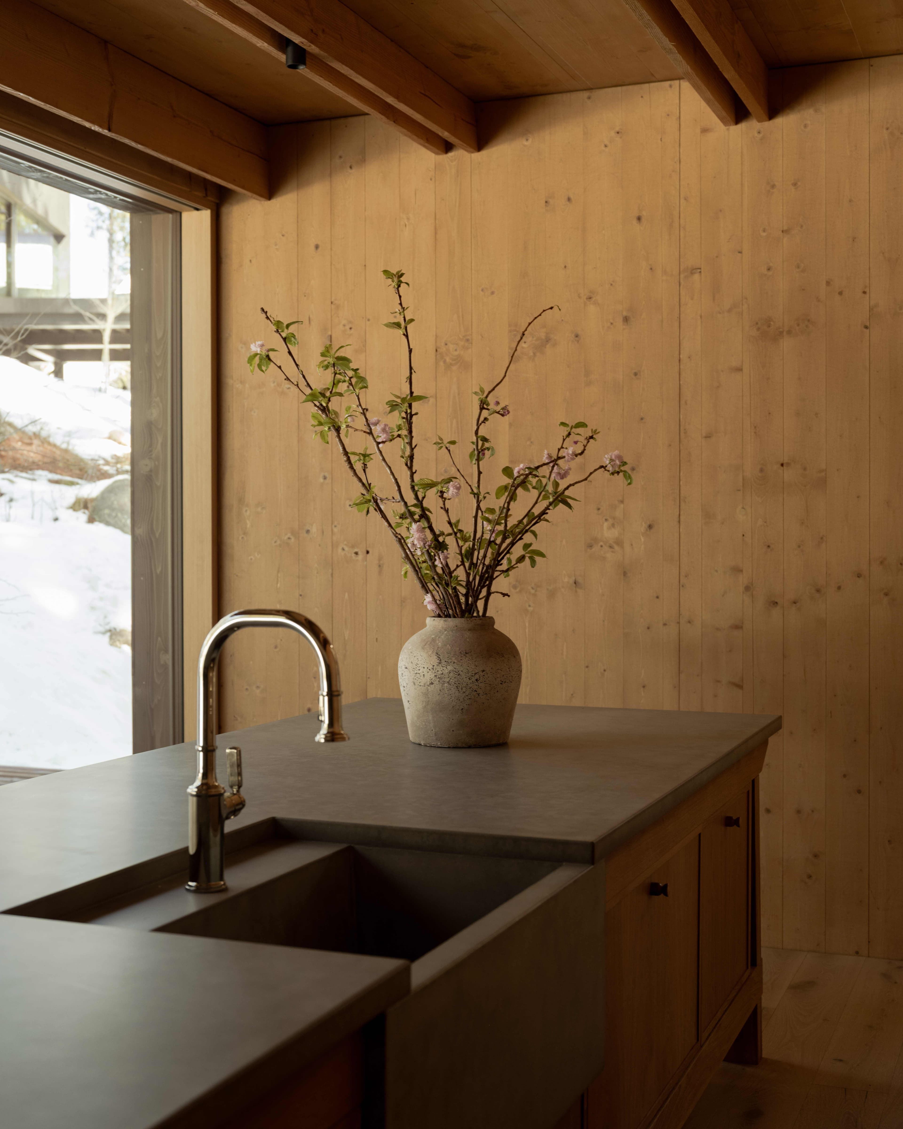 The Overlook kitchen, The Overlook in McCall, Idaho — photograph 3 of 3