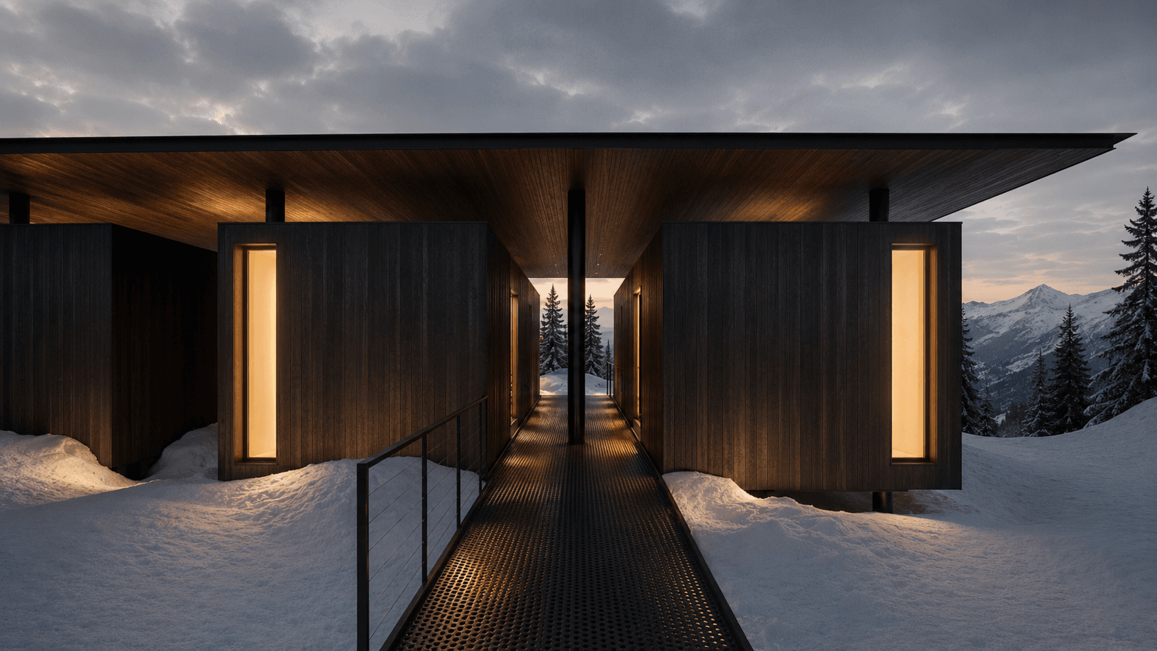 Bluewood Landscape Hotel in Blue Mountains, Washington by Migration Studios — image 2 of 3