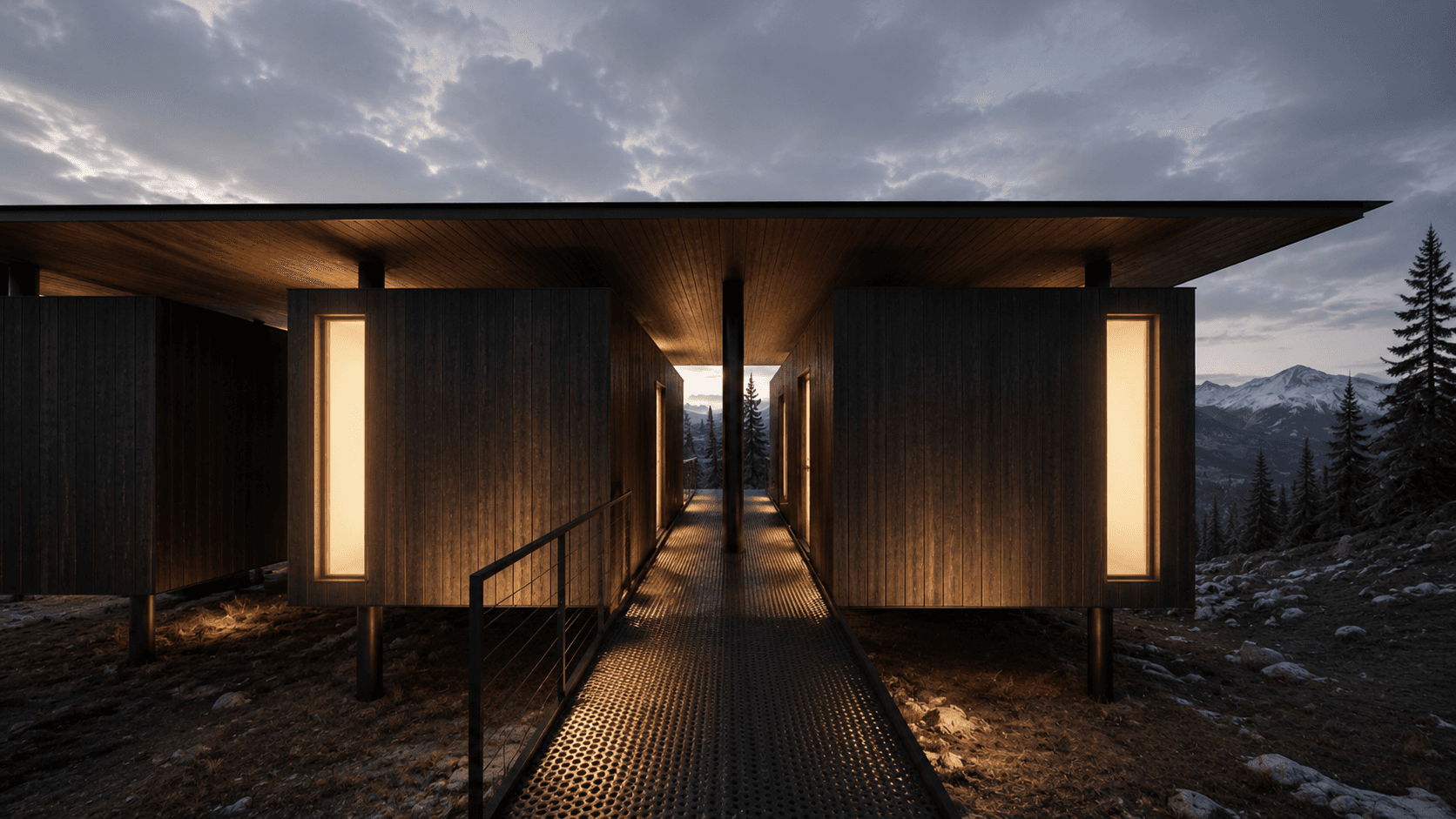Bluewood Landscape Hotel in Blue Mountains, Washington by Migration Studios — image 3 of 3